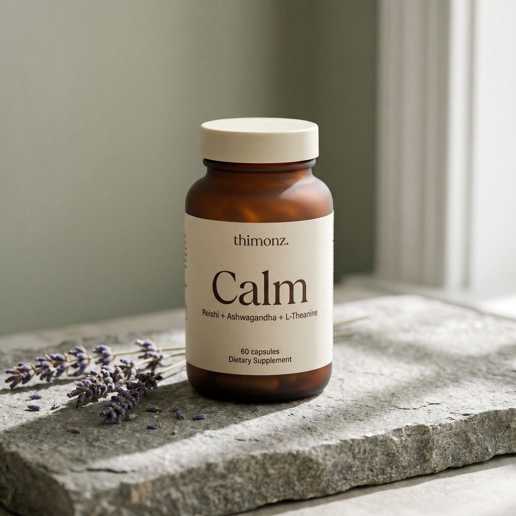 CALM supplement bottle