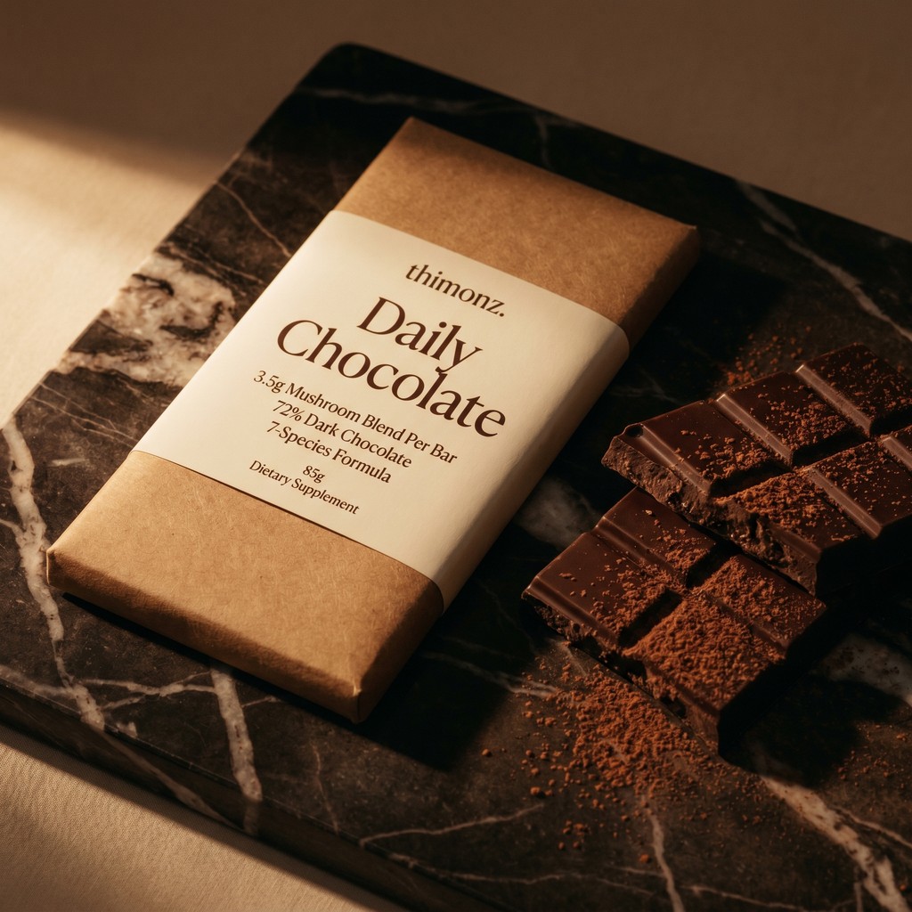 Daily Chocolate Bar nootropic capsule bottle