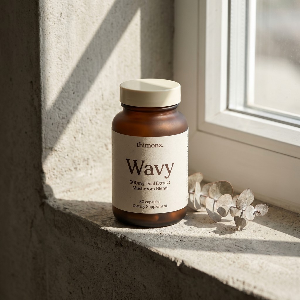 Wavy Capsules (300mg) nootropic capsule bottle