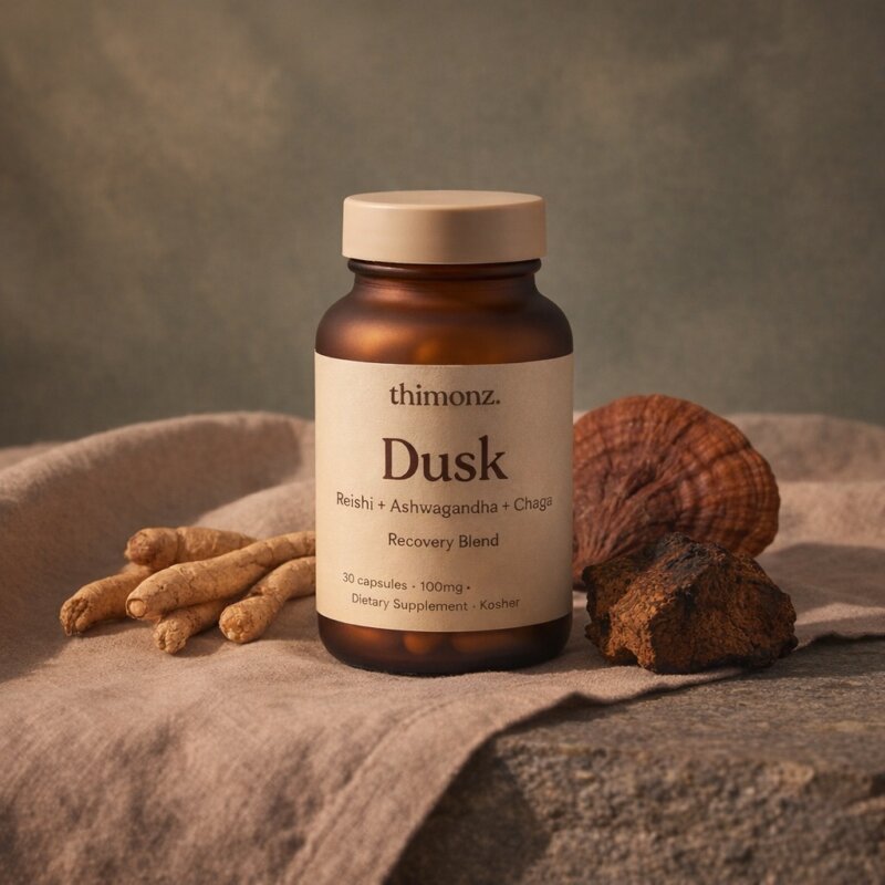 DUSK supplement bottle
